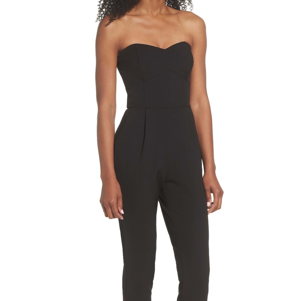 black jumpsuit